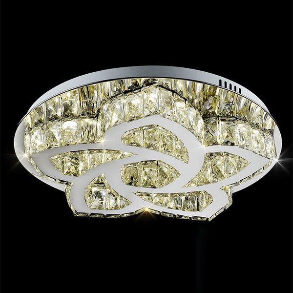 round crystal ceiling light dimmable flower shape stainless steel simple bedroom crystal ceiling lights flush mounted
round crystal ceiling light dimmable flower shape stainless steel simple bedroom crystal ceiling lights flush mounted