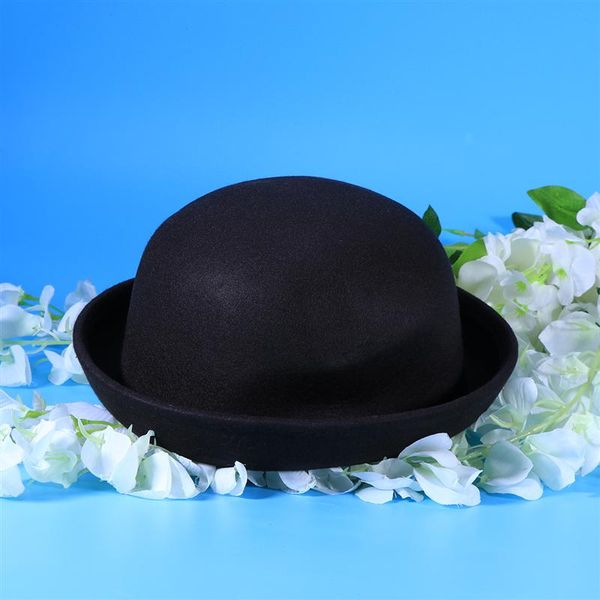 women's solid hat girls roll-up brim wool dome hat bowler soft and breathable woolen material (black, Blue;gray
women's solid hat girls roll-up brim wool dome hat bowler soft and breathable woolen material (black, Blue;gray