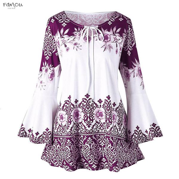 Women Vintage Shirt Fashion Big Size Floral Printed Flare Sleeve Tunic Tops 5Xl Plus Size Blouses Women For Camisa
Women Vintage Shirt Fashion Big Size Floral Printed Flare Sleeve Tunic Tops 5Xl Plus Size Blouses Women For Camisa