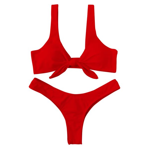 knotted bikini swimwear women push up scoop neck solid high cut swimsuit bikini thong bathing suit biquni maillot de bain femme
knotted bikini swimwear women push up scoop neck solid high cut swimsuit bikini thong bathing suit biquni maillot de bain femme