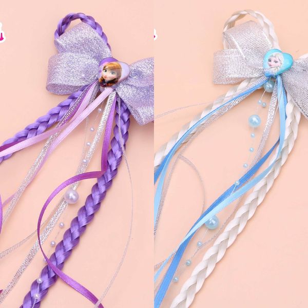 ice princess children's hair accessories braid lace ribbon lace ribbon hairpin flower boy performance big bow clip, Slivery;white 
ice princess children's hair accessories braid lace ribbon lace ribbon hairpin flower boy performance big bow clip, Slivery;white
