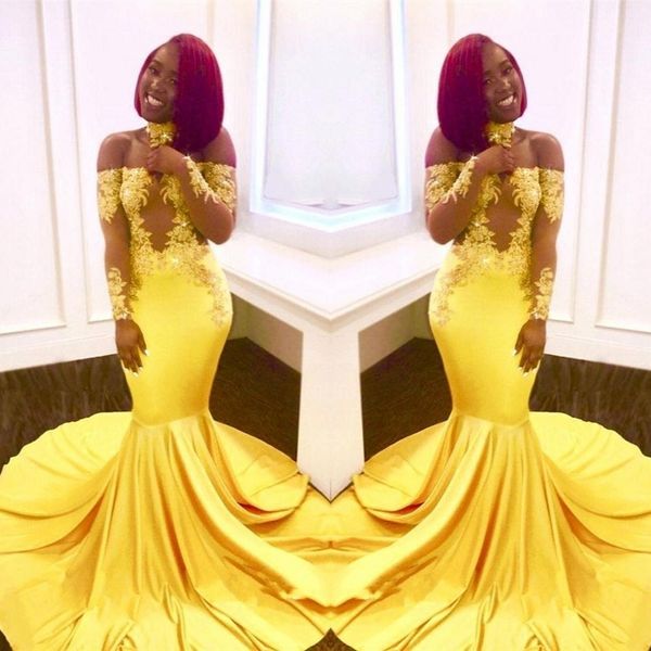 2018 желтый африканская русалка выпускного вечера платья длинные кружева с плеча длинными рукавами видеть сквозь развертки поезд вечерние пл, Black
2018 желтый африканская русалка выпускного вечера платья длинные кружева с плеча длинными рукавами видеть сквозь развертки поезд вечерние пл, Black