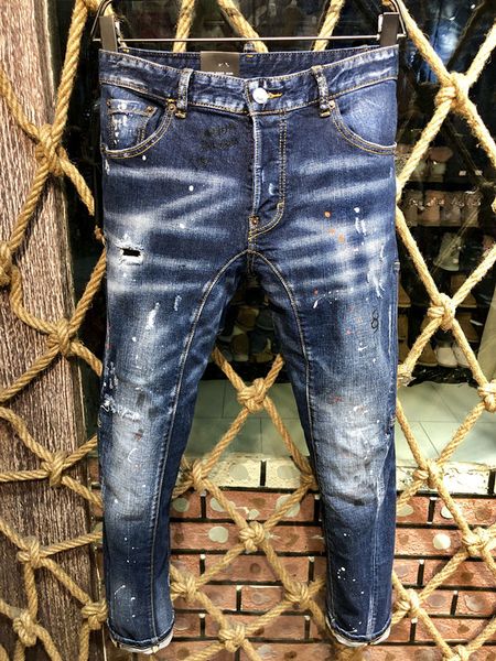 ss20 new arrival brand designer men denim cool guy jeans embroidery pants fashion holes trousers italy size 44-54 a221, Blue
ss20 new arrival brand designer men denim cool guy jeans embroidery pants fashion holes trousers italy size 44-54 a221, Blue