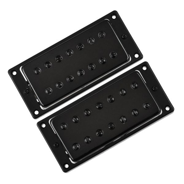1 set 7 strings guitar pickup double coil humbucker pickups neck and bridge adjustable pole black
1 set 7 strings guitar pickup double coil humbucker pickups neck and bridge adjustable pole black