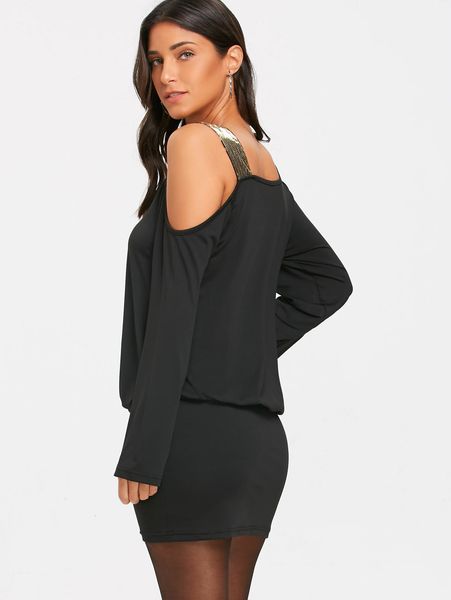 designer dress woman clothes black women bodycon dress long sleeve autumn sequins cold shoulder dresses female mini designer clothes, Black;gray
designer dress woman clothes black women bodycon dress long sleeve autumn sequins cold shoulder dresses female mini designer clothes, Black;gray