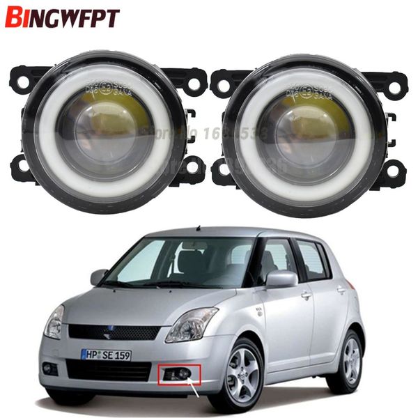 2pcs/pair (left+right) angel eye car-styling fog lamps led lights for suzuki swift mz ez hatchback 2005-2015 for suzuki swift+ 2005
2pcs/pair (left+right) angel eye car-styling fog lamps led lights for suzuki swift mz ez hatchback 2005-2015 for suzuki swift+ 2005