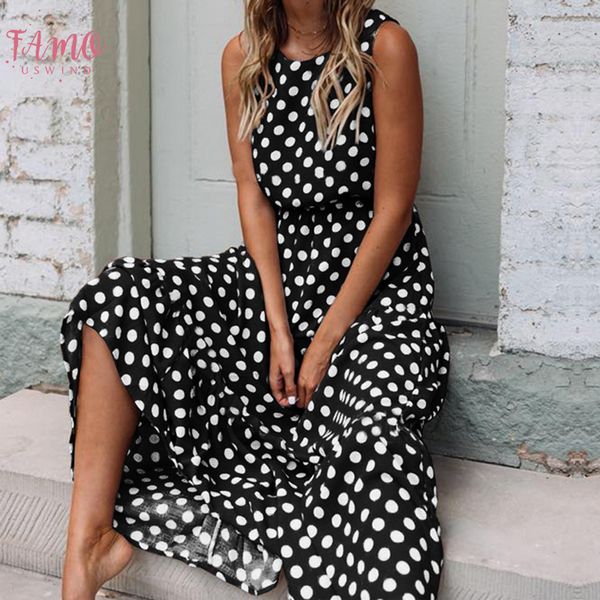 polka dot print maxi dress o neck chiffon dress beach summer sundress casual vestidos loose vintage long dress female, Black;gray
polka dot print maxi dress o neck chiffon dress beach summer sundress casual vestidos loose vintage long dress female, Black;gray