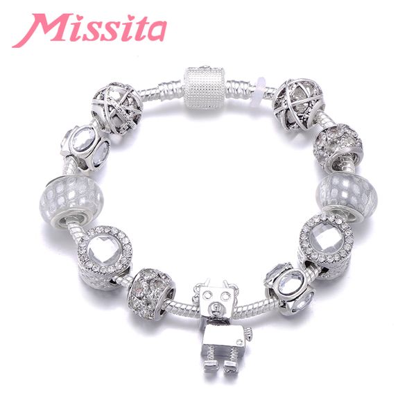 missita 2019 new robot dog charm bracelet crystal beads bracelets for women anniversary brand gift dropshipping, Golden;silver
missita 2019 new robot dog charm bracelet crystal beads bracelets for women anniversary brand gift dropshipping, Golden;silver