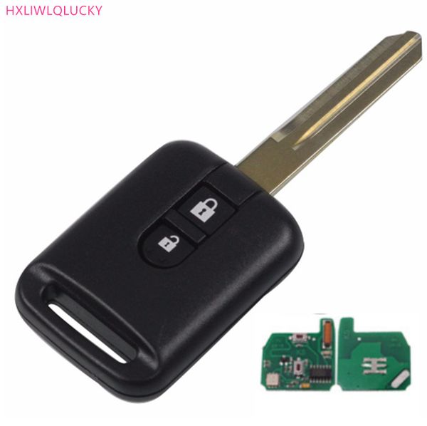 hxliwlqluck 2 button remote key 433mhz 7946 chip fsk model for key car