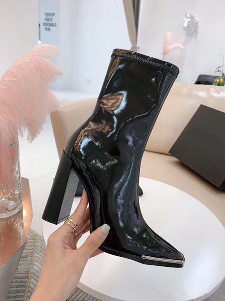 fashion boots 2020 new high heels leather suede elastic boots heavy heel metal woman shoes zipper square head short boots 35-191c, Black
fashion boots 2020 new high heels leather suede elastic boots heavy heel metal woman shoes zipper square head short boots 35-191c, Black