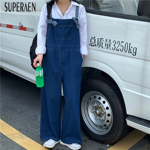 superaen casual wild women jeans fashion solid color autumn new 2019 ladies overalls korean style jeans female, Blue
superaen casual wild women jeans fashion solid color autumn new 2019 ladies overalls korean style jeans female, Blue