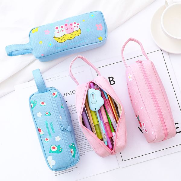 dinosaur hamster fruit pencil case portable large capacity pen bag box stationery pouch gift for girls material school supplies
dinosaur hamster fruit pencil case portable large capacity pen bag box stationery pouch gift for girls material school supplies