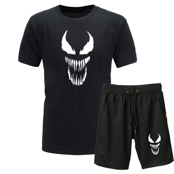 new marvel european and american men's short sleeve venom t-shirt casual sports set, Gray
new marvel european and american men's short sleeve venom t-shirt casual sports set, Gray
