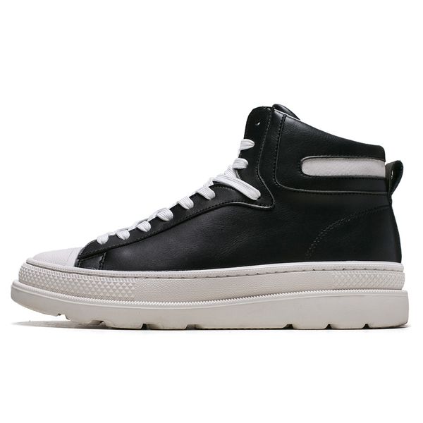 men leather shoes trainers platform safety shoes casual flats lace-up outdoor sneakers buty meskie chaussure homme scarpe uomo, Black
men leather shoes trainers platform safety shoes casual flats lace-up outdoor sneakers buty meskie chaussure homme scarpe uomo, Black