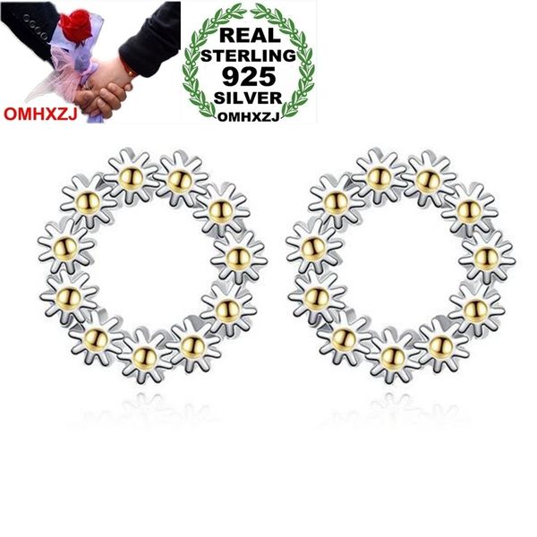 omhxzj wholesale simple sweet fashion ol woman lady wedding gift golden sunflower wreath 925 sterling silver stud earrings ys372, Golden;silver
omhxzj wholesale simple sweet fashion ol woman lady wedding gift golden sunflower wreath 925 sterling silver stud earrings ys372, Golden;silver
