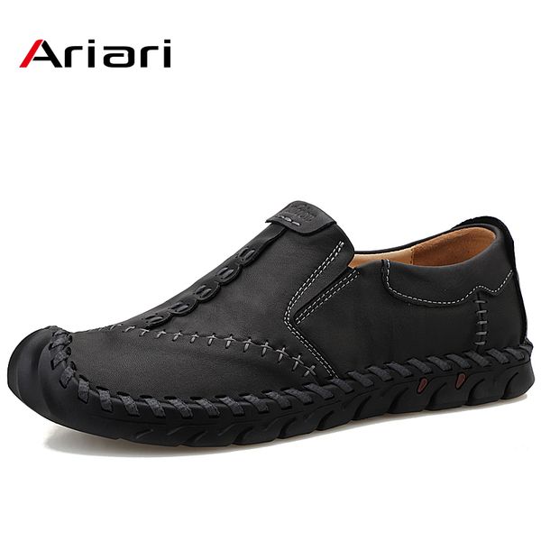 fashion men shoes genuine leather breathable shoes casual male leather flats driving slip on men loafers, Black
fashion men shoes genuine leather breathable shoes casual male leather flats driving slip on men loafers, Black