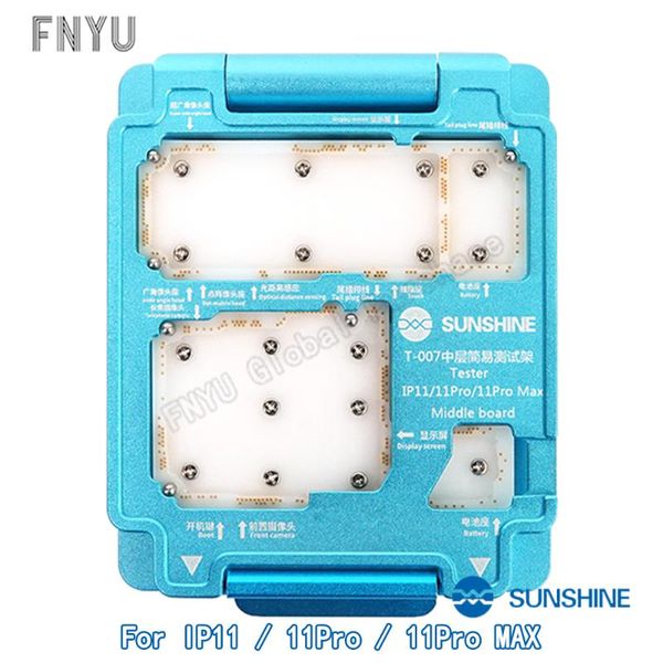 sunshine t-007 ip 11 series 3 in 1 материнская плата простой средний тестовый стенд точное выравнивание для ip11 / ip11 pro / pro max
sunshine t-007 ip 11 series 3 in 1 материнская плата простой средний тестовый стенд точное выравнивание для ip11 / ip11 pro / pro max