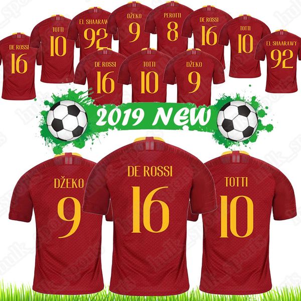 18/19 ROMA Soccer Jersey CRISTANTE J.JESUS STROOTMAN PELLEGRINI PEROTTI DZEKO SCHICK MARCANO El Shaarawy short sleeve football uniform
18/19 ROMA Soccer Jersey CRISTANTE J.JESUS STROOTMAN PELLEGRINI PEROTTI DZEKO SCHICK MARCANO El Shaarawy short sleeve football uniform
