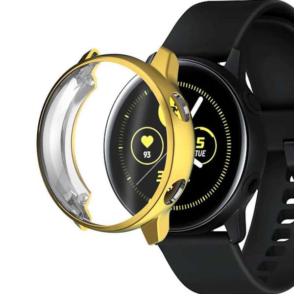 1pcs soft silicone cover for samsung galaxy watch active case bumper accessories protector full coverage screen protective case, Black
1pcs soft silicone cover for samsung galaxy watch active case bumper accessories protector full coverage screen protective case, Black