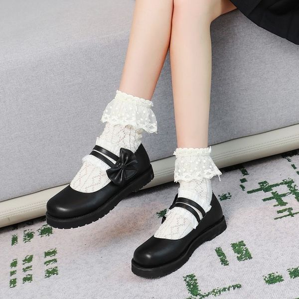 us4-11 womens mary jane lace bowknot bowtie low heel pumps shoes lolita retro sweet ankle belt buckle 3color plus size cosplay, Black
us4-11 womens mary jane lace bowknot bowtie low heel pumps shoes lolita retro sweet ankle belt buckle 3color plus size cosplay, Black
