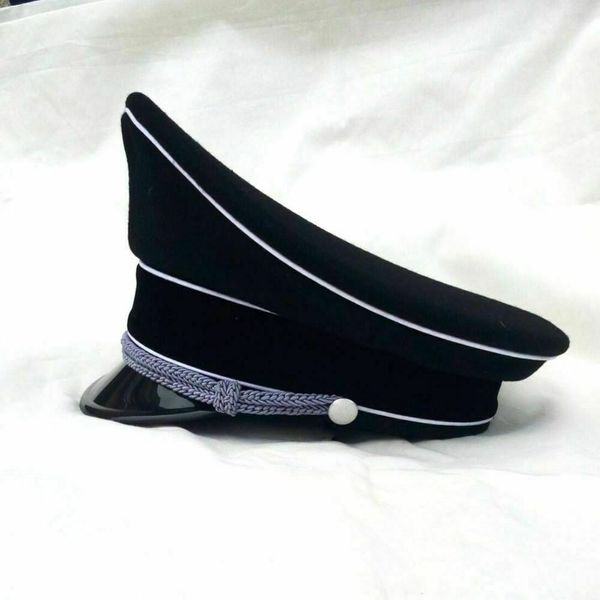 tomwang2012. wwii ww2 german army m32 officer visor hat military cap black hat collection war reenactments, Black;white
tomwang2012. wwii ww2 german army m32 officer visor hat military cap black hat collection war reenactments, Black;white