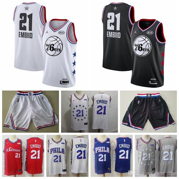 2019 philadelphia 76ers joel 21 embiid basketball jerseys stitched embroidery new city edition 21 embiid all-star basketball shorts, Black
2019 philadelphia 76ers joel 21 embiid basketball jerseys stitched embroidery new city edition 21 embiid all-star basketball shorts, Black