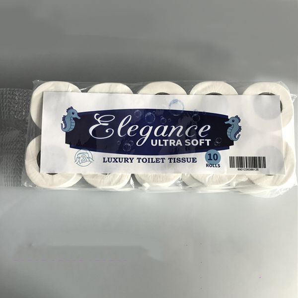 household roll paper 10 rolls 3 layers of soft wood pulp toilet paper english packaging essential supplies factory direct sales hl0902
household roll paper 10 rolls 3 layers of soft wood pulp toilet paper english packaging essential supplies factory direct sales hl0902