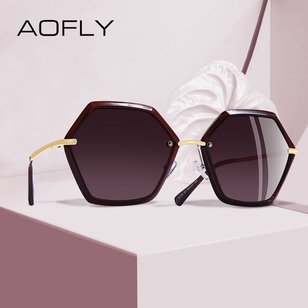aofly brand design sunglasses women unique hexagon frame ladies polarized sunglasses female goggles uv400 a135, White;black
aofly brand design sunglasses women unique hexagon frame ladies polarized sunglasses female goggles uv400 a135, White;black