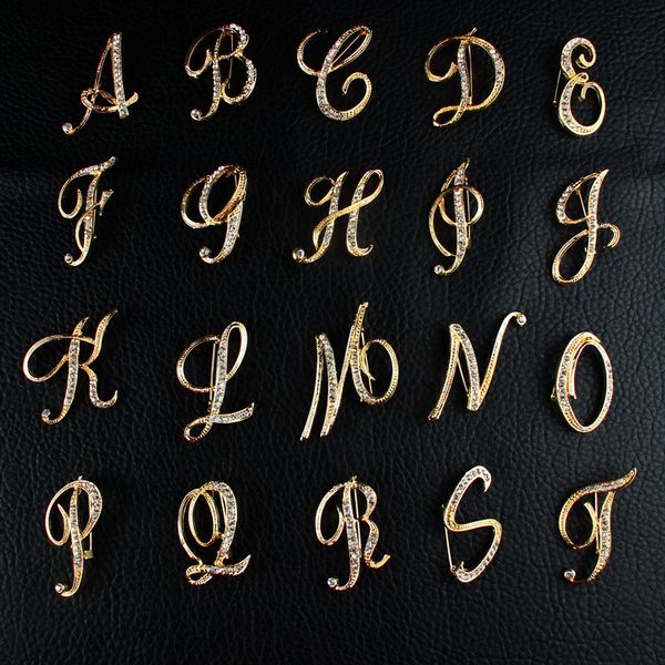 korean version of the studded diamond gold and silver brooch 26 english letters brooch letter a-z alloy brooch pins gift wholesale, Gray
korean version of the studded diamond gold and silver brooch 26 english letters brooch letter a-z alloy brooch pins gift wholesale, Gray