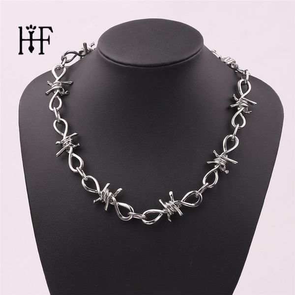 gothic punk thorns iron choker necklace harajuku hip hop fashion necklace accessories streetwear night club party colar, Golden;silver
gothic punk thorns iron choker necklace harajuku hip hop fashion necklace accessories streetwear night club party colar, Golden;silver