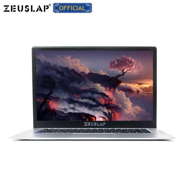 ZEUSLAP 15.6inch Intel Quad Core CPU 4GB Ram 64GB EMMC для Windows 10 System 1920 * 1080P FHD экран Netbook портативный ноутб