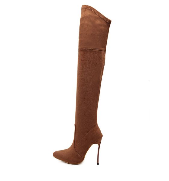 2020 autumn winter women boots stretch slim thigh high boots fashion over the knee boots high heels shoes woman sapatos, Black
2020 autumn winter women boots stretch slim thigh high boots fashion over the knee boots high heels shoes woman sapatos, Black