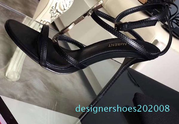 2019 luxury designer style patent leather thrill heels women unique letters sandals dress wedding shoes brand shoes d08, Black
2019 luxury designer style patent leather thrill heels women unique letters sandals dress wedding shoes brand shoes d08, Black