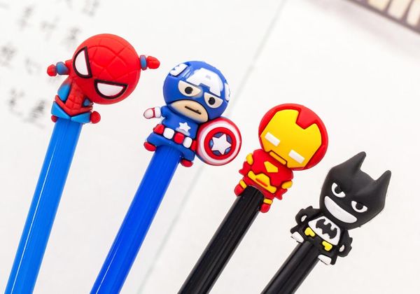 24pcs/lot 18cm superheros black ink writing gel pens study materials kids birthday party take-home favor
24pcs/lot 18cm superheros black ink writing gel pens study materials kids birthday party take-home favor