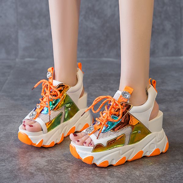 womens chunky platform sandals 2020 summer high street fashion high heel sandal mesh breathable wedges shoes women bling orange, Black
womens chunky platform sandals 2020 summer high street fashion high heel sandal mesh breathable wedges shoes women bling orange, Black