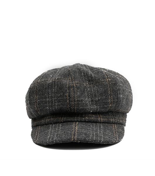 new autumn spring cute casual octagonal hat female small plaid beret british retro duck tongue painter wool hat, Blue;gray
new autumn spring cute casual octagonal hat female small plaid beret british retro duck tongue painter wool hat, Blue;gray