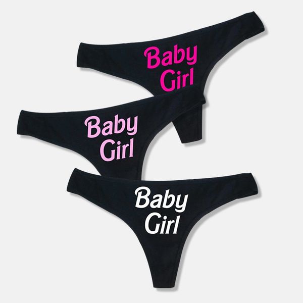 women funny lingerie g-string briefs underwear panties t string thongs knickers baby girl letter printed underwear ladies brief, Black;pink
women funny lingerie g-string briefs underwear panties t string thongs knickers baby girl letter printed underwear ladies brief, Black;pink