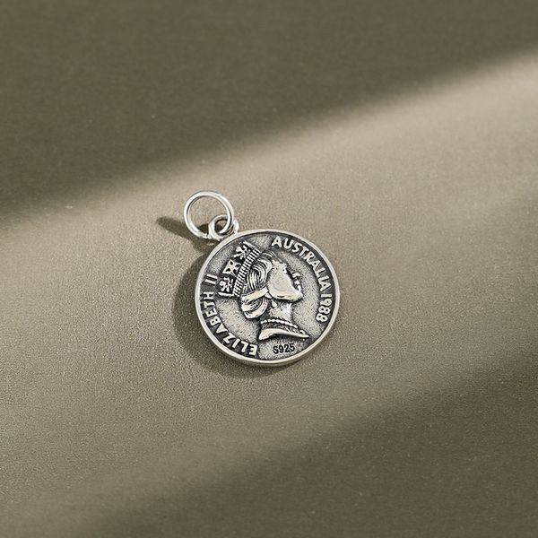 korean style s925 sterling silver vintage distressed long round dollar coin pendant necklace sweater chain, Golden;silver
korean style s925 sterling silver vintage distressed long round dollar coin pendant necklace sweater chain, Golden;silver