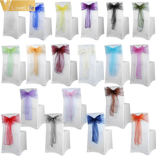 25x chairs bow organza chair sashes wedding chair knot cover band belt ties for weddings banquet decoration
25x chairs bow organza chair sashes wedding chair knot cover band belt ties for weddings banquet decoration