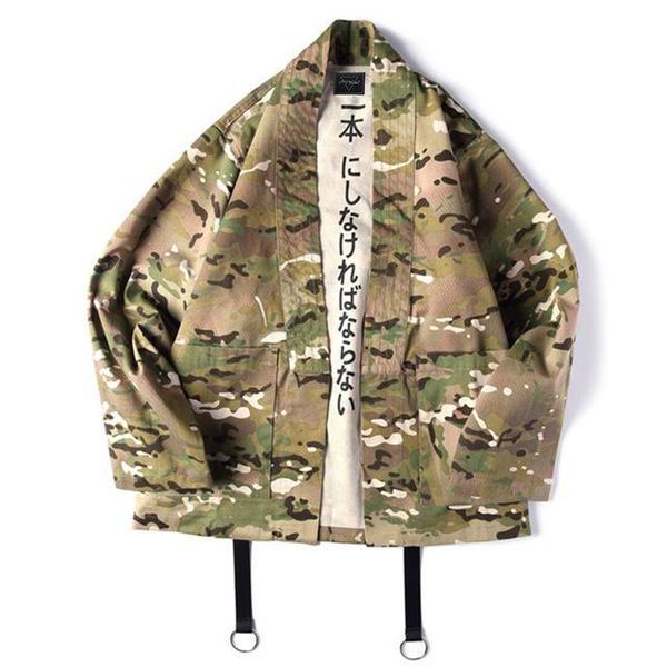 2019japanese style camouflage men jackets open stitch kimono cotton hip hop streetwear male fashion jacket outwear, Black;brown
2019japanese style camouflage men jackets open stitch kimono cotton hip hop streetwear male fashion jacket outwear, Black;brown