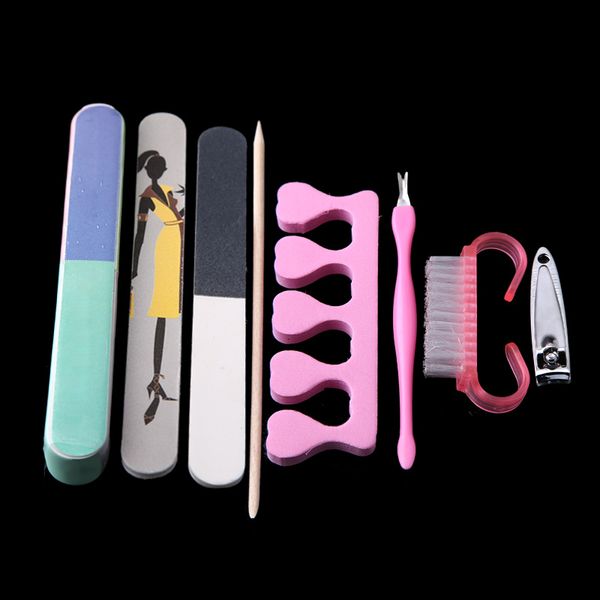 8 pcs/set nail art manicure tool buffer sanding polishing brush dead skin fork finger separator nails clipper kit mh88
8 pcs/set nail art manicure tool buffer sanding polishing brush dead skin fork finger separator nails clipper kit mh88