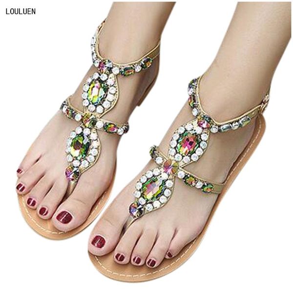 women's bohemian 2020 sandals summer rhinestone flats open toe flip flops belt bukle sandals bling crystal beach plus size shoes, Black
women's bohemian 2020 sandals summer rhinestone flats open toe flip flops belt bukle sandals bling crystal beach plus size shoes, Black