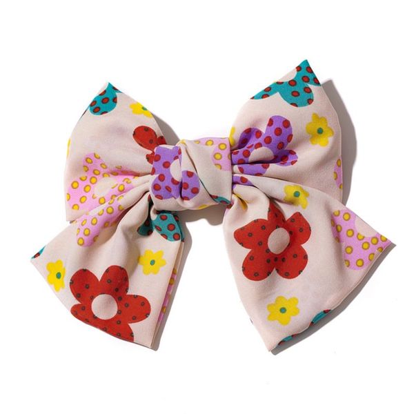 women french barrette sweet floral printed big bowknot ponytail spring hair clip japanese lolita ponytail holder hairgrips, Slivery;white
women french barrette sweet floral printed big bowknot ponytail spring hair clip japanese lolita ponytail holder hairgrips, Slivery;white