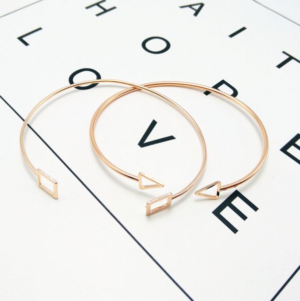 rose gold jewelry bracelet for women simple hollow geometric triangle bracelet three colors valentine's day gifts, Golden;silver
rose gold jewelry bracelet for women simple hollow geometric triangle bracelet three colors valentine's day gifts, Golden;silver