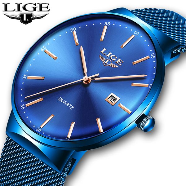 lige fashion men watch waterproof slim mesh strap minimalist wrist watches for men quartz sports watch clock relogio masculino, Slivery;brown
lige fashion men watch waterproof slim mesh strap minimalist wrist watches for men quartz sports watch clock relogio masculino, Slivery;brown
