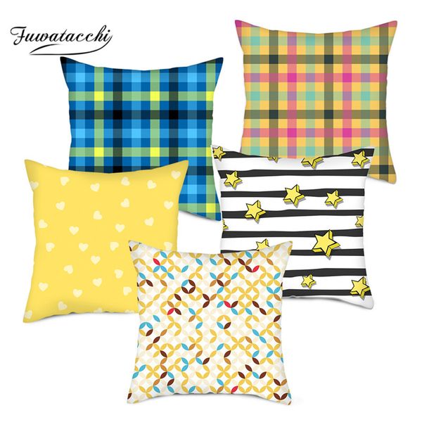 fuwatacchi geometric cushion cover orange yellow stripe diamond wave pillow cover for home chair sofa decorative pillows 45*45cm
fuwatacchi geometric cushion cover orange yellow stripe diamond wave pillow cover for home chair sofa decorative pillows 45*45cm