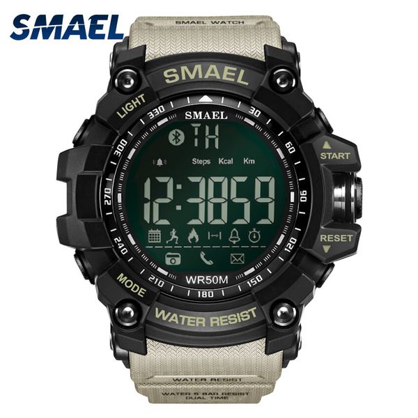 smael outdoor men smart sport watch outdoor electronic wrist watches bluetooth call reminder wristwatches montre homme, Slivery;brown
smael outdoor men smart sport watch outdoor electronic wrist watches bluetooth call reminder wristwatches montre homme, Slivery;brown