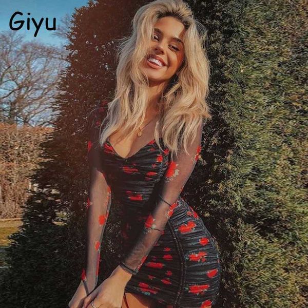 giyu vintage floral print dress women spring summer lace up drawstring mesh club dresses v neck ruch bodycon mini vestidos, Black;gray
giyu vintage floral print dress women spring summer lace up drawstring mesh club dresses v neck ruch bodycon mini vestidos, Black;gray