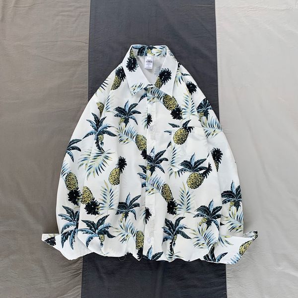 flower shirt men's fashion printed hawaiian shirt men streetwear wild loose long-sleeved shirts mens casual male -2xl, White;black
flower shirt men's fashion printed hawaiian shirt men streetwear wild loose long-sleeved shirts mens casual male -2xl, White;black
