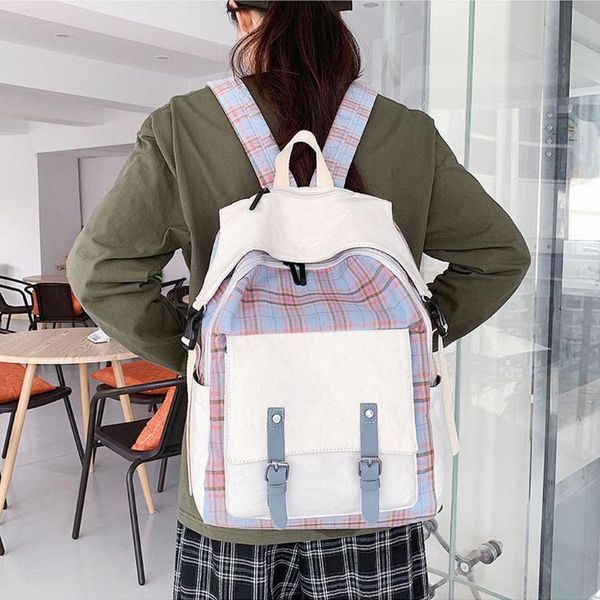 high student backpack women's canvas school bags travel backpack bag solid school bags for teenage college large
high student backpack women's canvas school bags travel backpack bag solid school bags for teenage college large